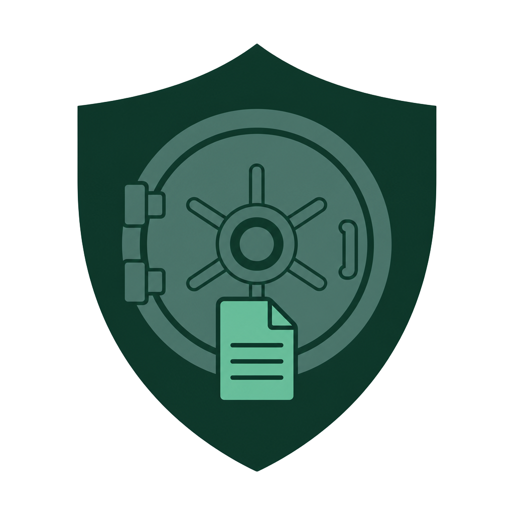 Bobby Vault Fortified Green beeldmerk, light background